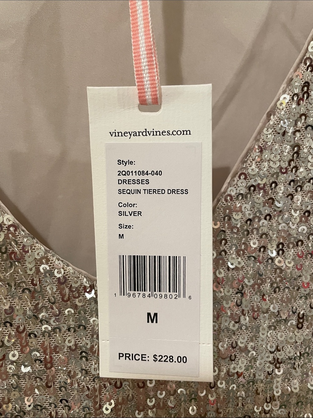 Vineyard Vines Gold Sequin Dress - Picture 3 of 4